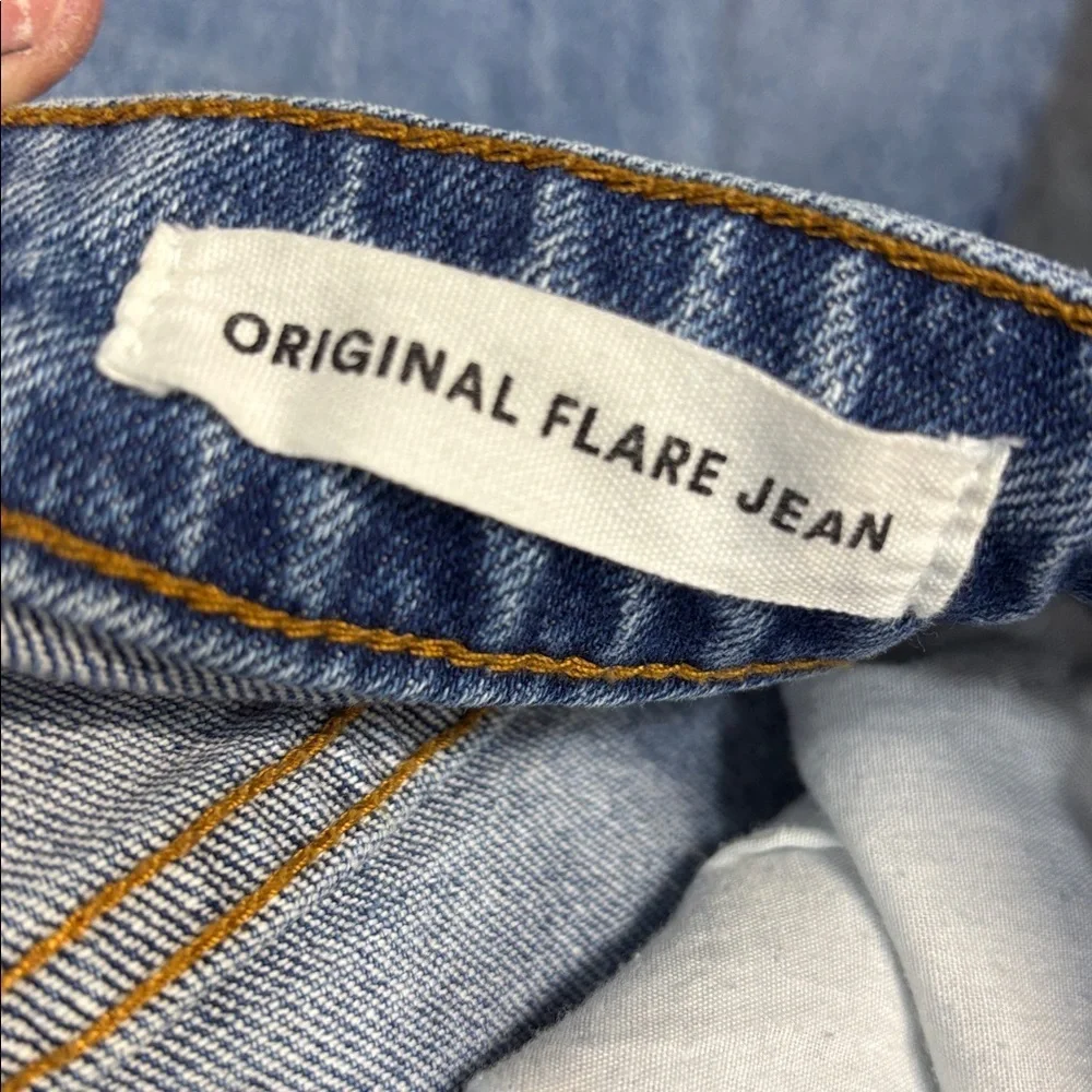 Cotton On Original Flare blue washed 5 pocket size 4 jeans - Picture 8 of 9